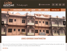 Tablet Screenshot of lodgeashirbad.com